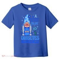 In November We Wear Blue For Diabetes Awareness Toddler T-Shirt thumb 0