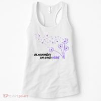 In November We Wear Violet Alzheimer Awareness Women's Tank Top thumb 0