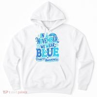 In November We Wear Blue Diabetes Awareness Hoodie thumb 0