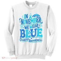 In November We Wear Blue Diabetes Awareness Sweatshirt thumb 0
