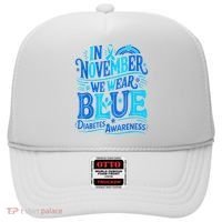 In November We Wear Blue Diabetes Awareness Hat thumb 0