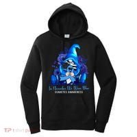 In November We Wear Blue Gnomes Diabetes Awareness Survivors Gift Women's Hoodie thumb 0