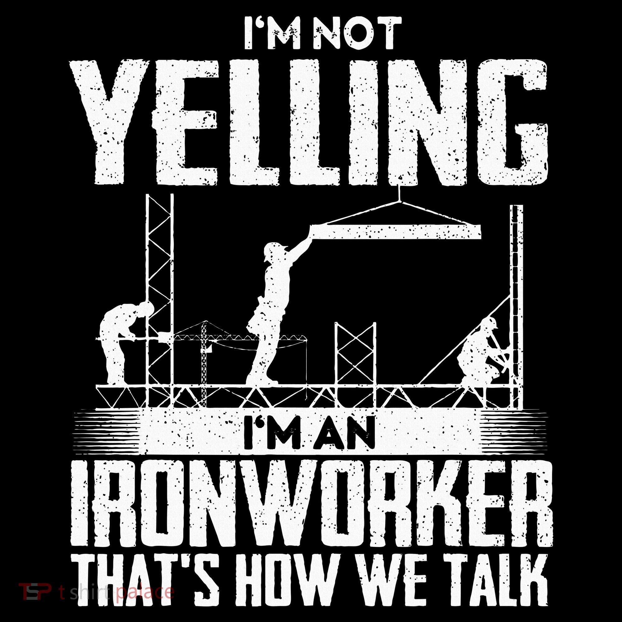 IM Not Yelling IM An Ironworker Rodbuster Ironworking Ornament