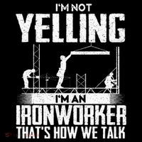 IM Not Yelling IM An Ironworker Rodbuster Ironworking Toddler Hoodie thumb 2