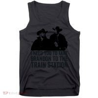 I Need You To Take Brandon To The Train Station Tank Top thumb 0
