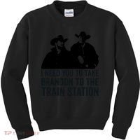 I Need You To Take Brandon To The Train Station Kids Sweatshirt thumb 0