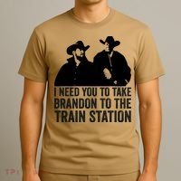 I Need You To Take Brandon To The Train Station T-Shirt thumb 3