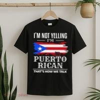 I'm Not Yelling I'm Puerto Rican Puerto Rico Pride T-Shirt thumb 2