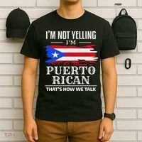 I'm Not Yelling I'm Puerto Rican Puerto Rico Pride T-Shirt thumb 6