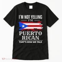 I'm Not Yelling I'm Puerto Rican Puerto Rico Pride Tall T-Shirt thumb 0