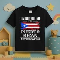 I'm Not Yelling I'm Puerto Rican Puerto Rico Pride Toddler T-Shirt thumb 3