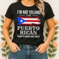 I'm Not Yelling I'm Puerto Rican Puerto Rico Pride Women's T-Shirt thumb 2