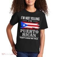 I'm Not Yelling I'm Puerto Rican Puerto Rico Pride Kids T-Shirt thumb 2