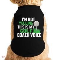 IM Not Yelling This Is My Golf Coach Voice Gift Doggie Tank thumb 0