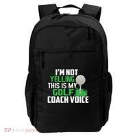 IM Not Yelling This Is My Golf Coach Voice Gift Backpack thumb 0