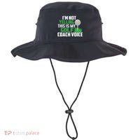 IM Not Yelling This Is My Golf Coach Voice Gift Bucket Hat thumb 0