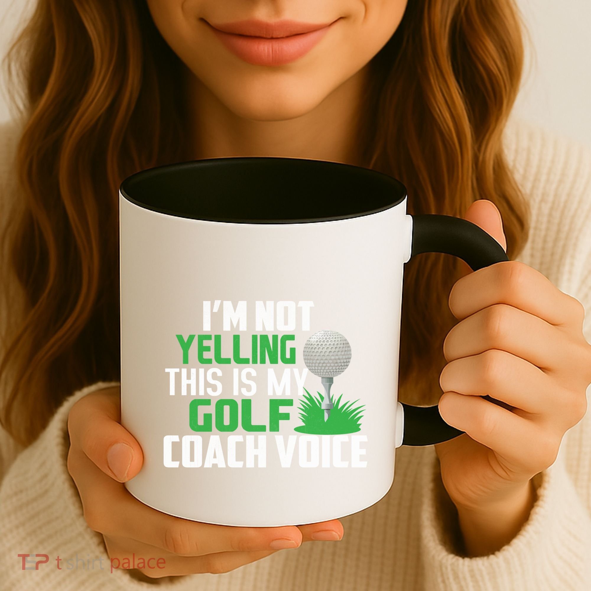 IM Not Yelling This Is My Golf Coach Voice Gift Coffee Mug
