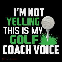 IM Not Yelling This Is My Golf Coach Voice Gift Coffee Mug thumb 5