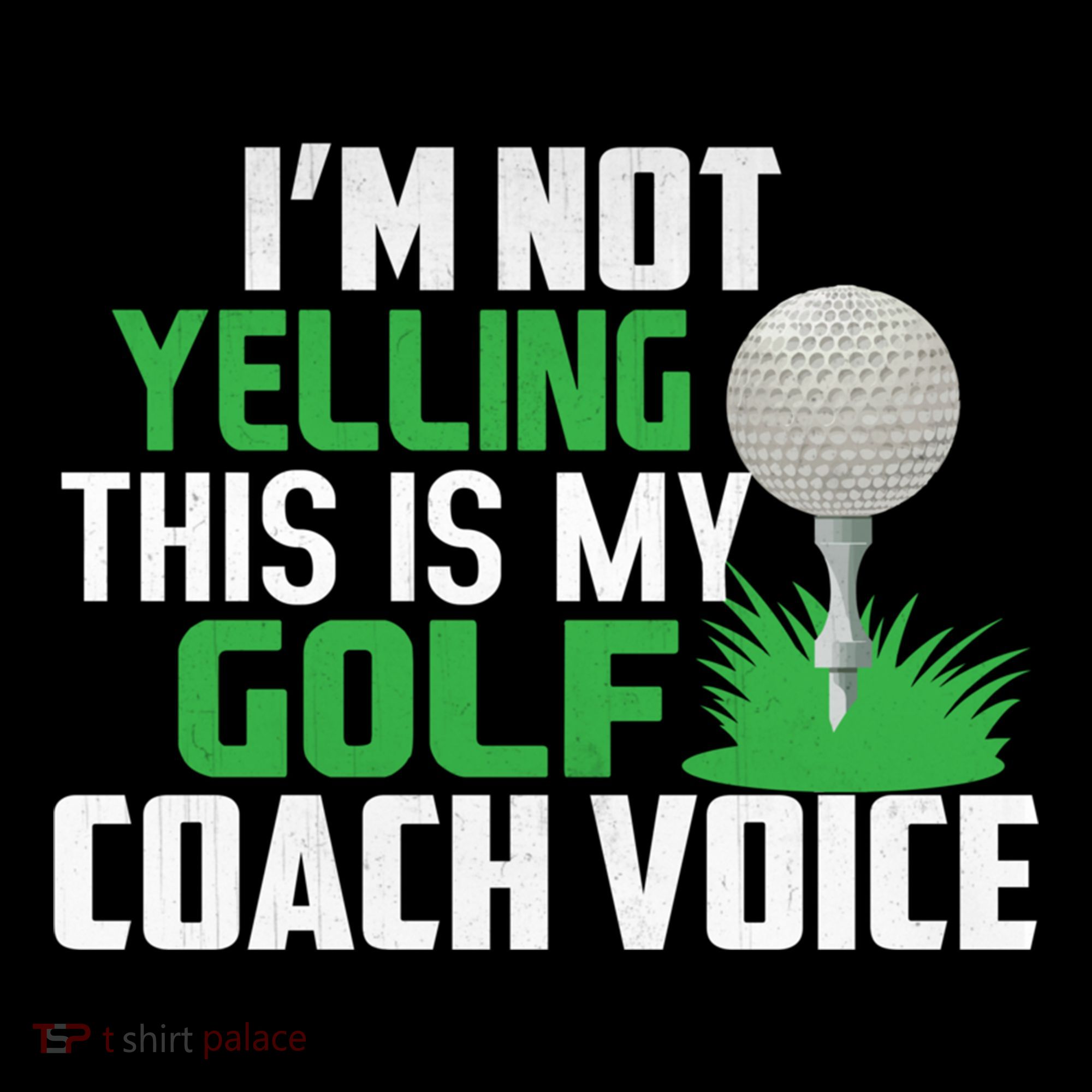 IM Not Yelling This Is My Golf Coach Voice Gift Coffee Mug