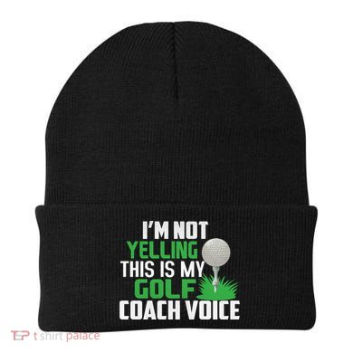 IM Not Yelling This Is My Golf Coach Voice Gift Beanie