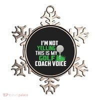 IM Not Yelling This Is My Golf Coach Voice Gift Ornament thumb 0