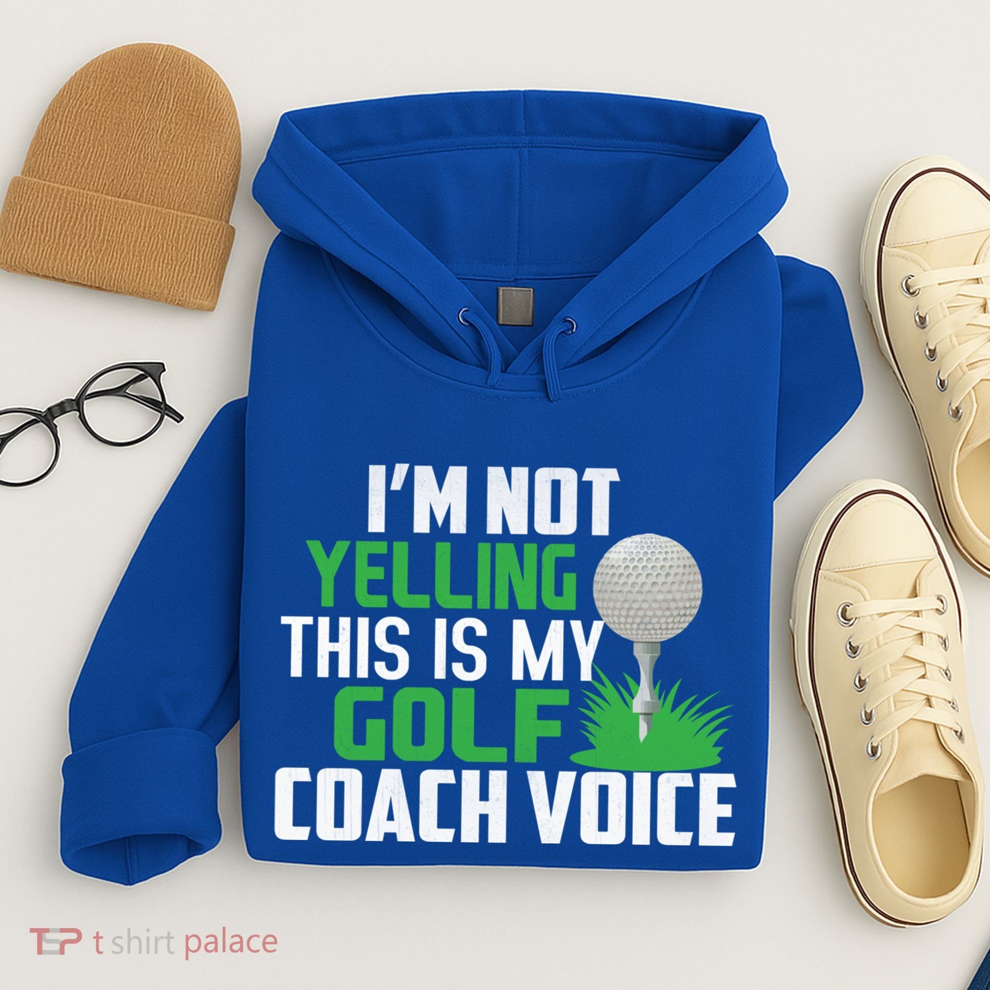 IM Not Yelling This Is My Golf Coach Voice Gift Hoodie