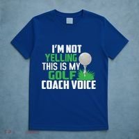 IM Not Yelling This Is My Golf Coach Voice Gift T-Shirt thumb 5