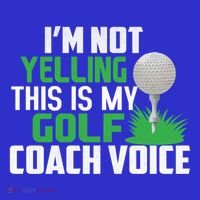 IM Not Yelling This Is My Golf Coach Voice Gift Visor thumb 3
