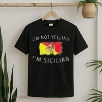 I'm Not Yelling I'm Sicilian Funny Sicily Pride T-Shirt thumb 2