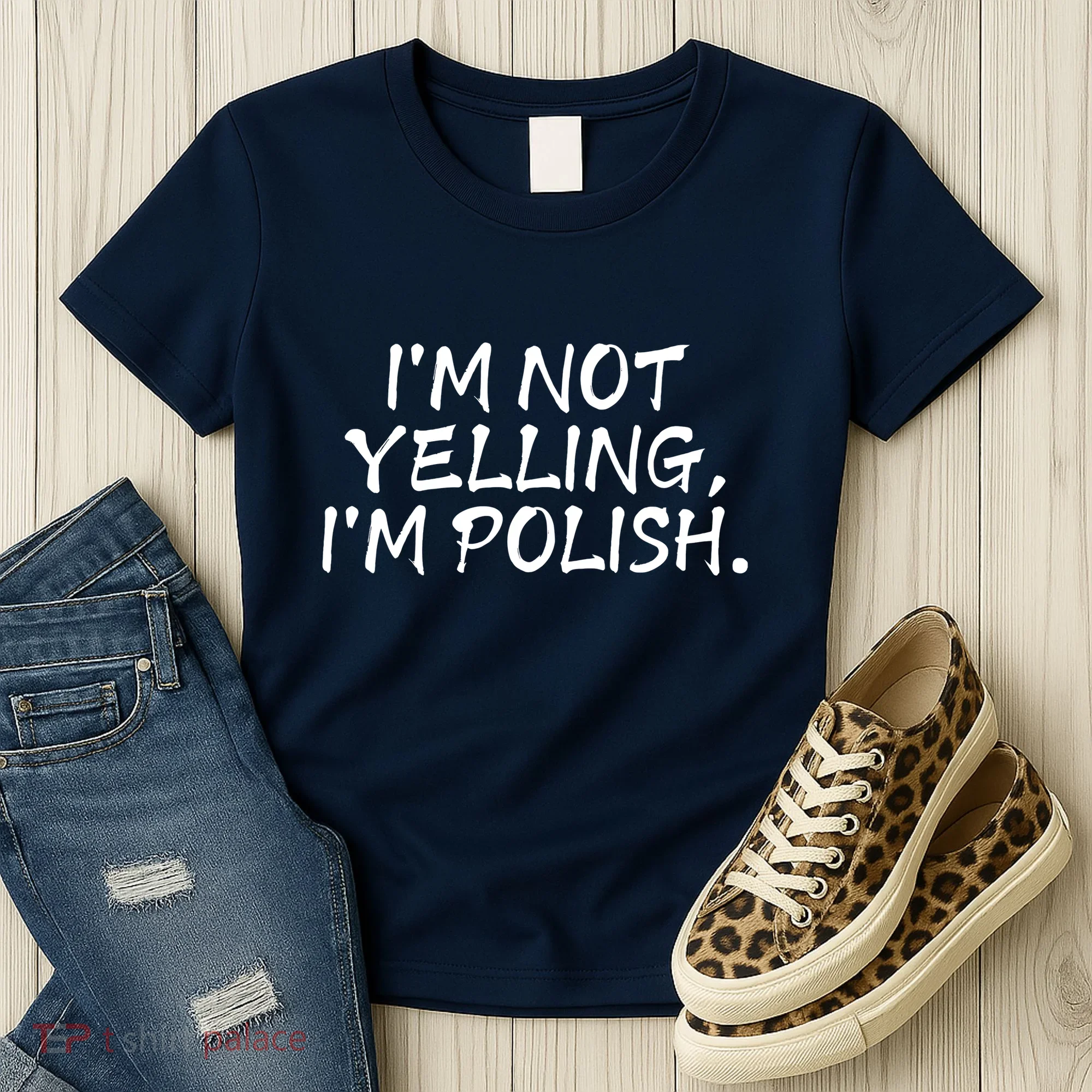 IM Not Yelling IM Polish Women's T-Shirt