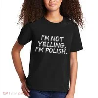 IM Not Yelling IM Polish Kids T-Shirt thumb 2