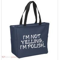 IM Not Yelling IM Polish Tote Bag thumb 2