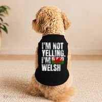 IM Not Yelling IM Welsh Quotes Graphic Funny Wales Meaningful Gift Doggie Tank thumb 2