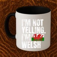 IM Not Yelling IM Welsh Quotes Graphic Funny Wales Meaningful Gift Coffee Mug thumb 2