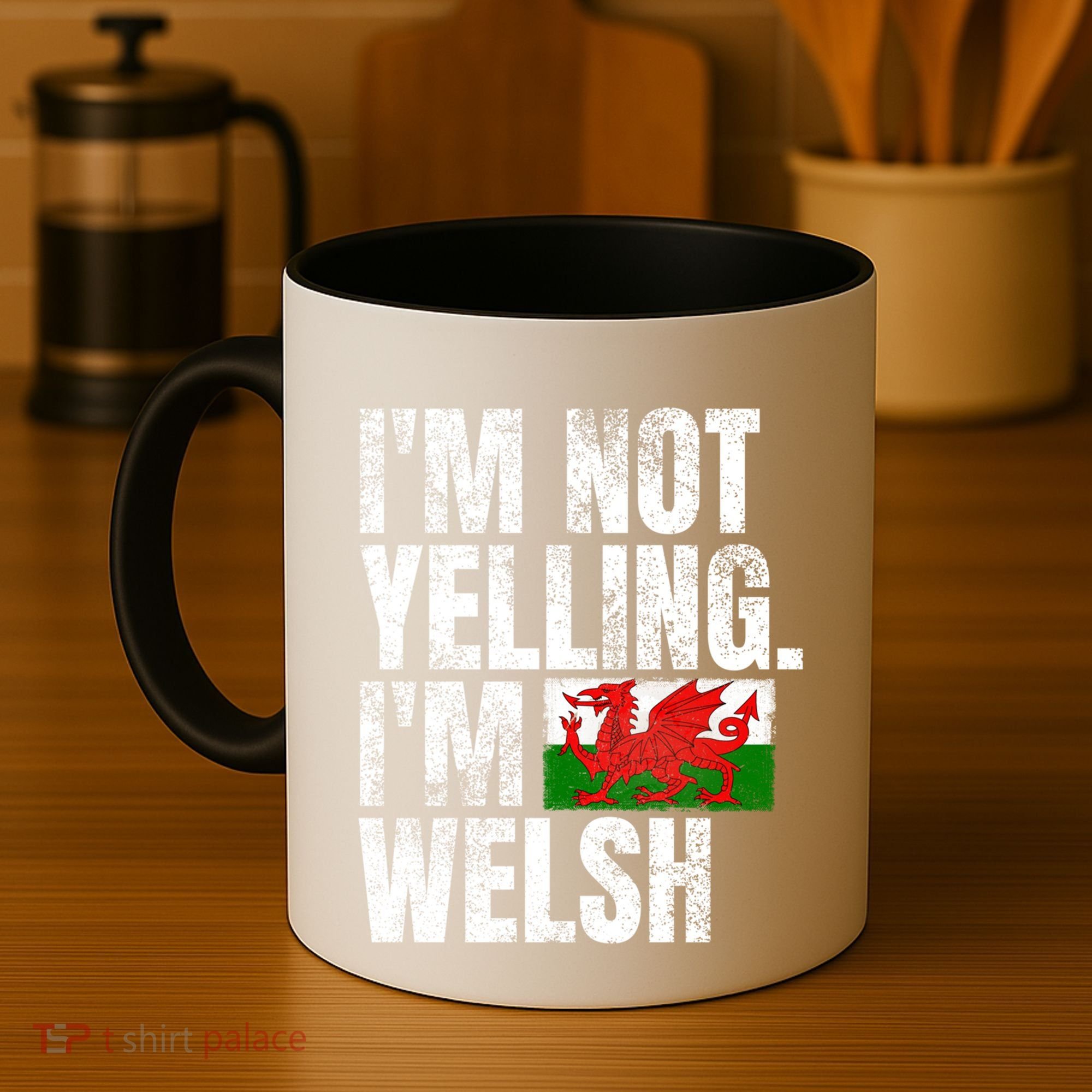 IM Not Yelling IM Welsh Quotes Graphic Funny Wales Meaningful Gift Coffee Mug