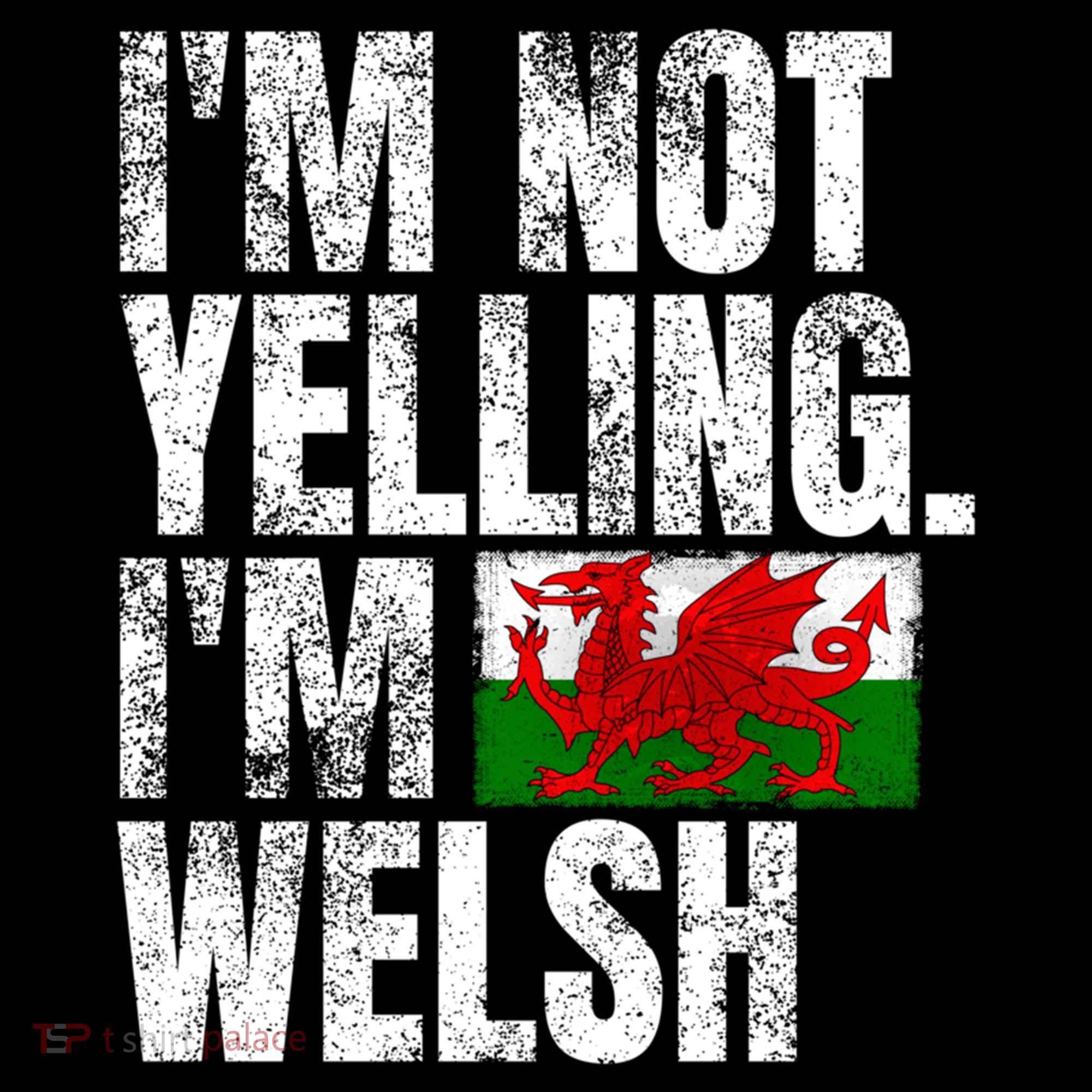 IM Not Yelling IM Welsh Quotes Graphic Funny Wales Meaningful Gift Coffee Mug