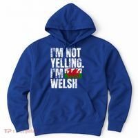 IM Not Yelling IM Welsh Quotes Graphic Funny Wales Meaningful Gift Hoodie thumb 0
