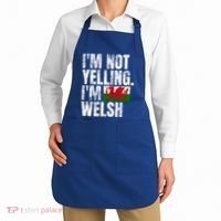 IM Not Yelling IM Welsh Quotes Graphic Funny Wales Meaningful Gift Apron thumb 2