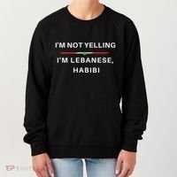 IM Not Yelling IM Lebanese Habibi Funny Arabic Women's Sweatshirt thumb 0