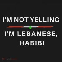 IM Not Yelling IM Lebanese Habibi Funny Arabic Women's Hoodie thumb 2