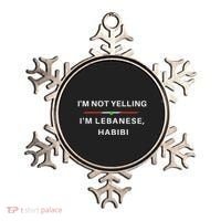 IM Not Yelling IM Lebanese Habibi Funny Arabic Ornament thumb 0