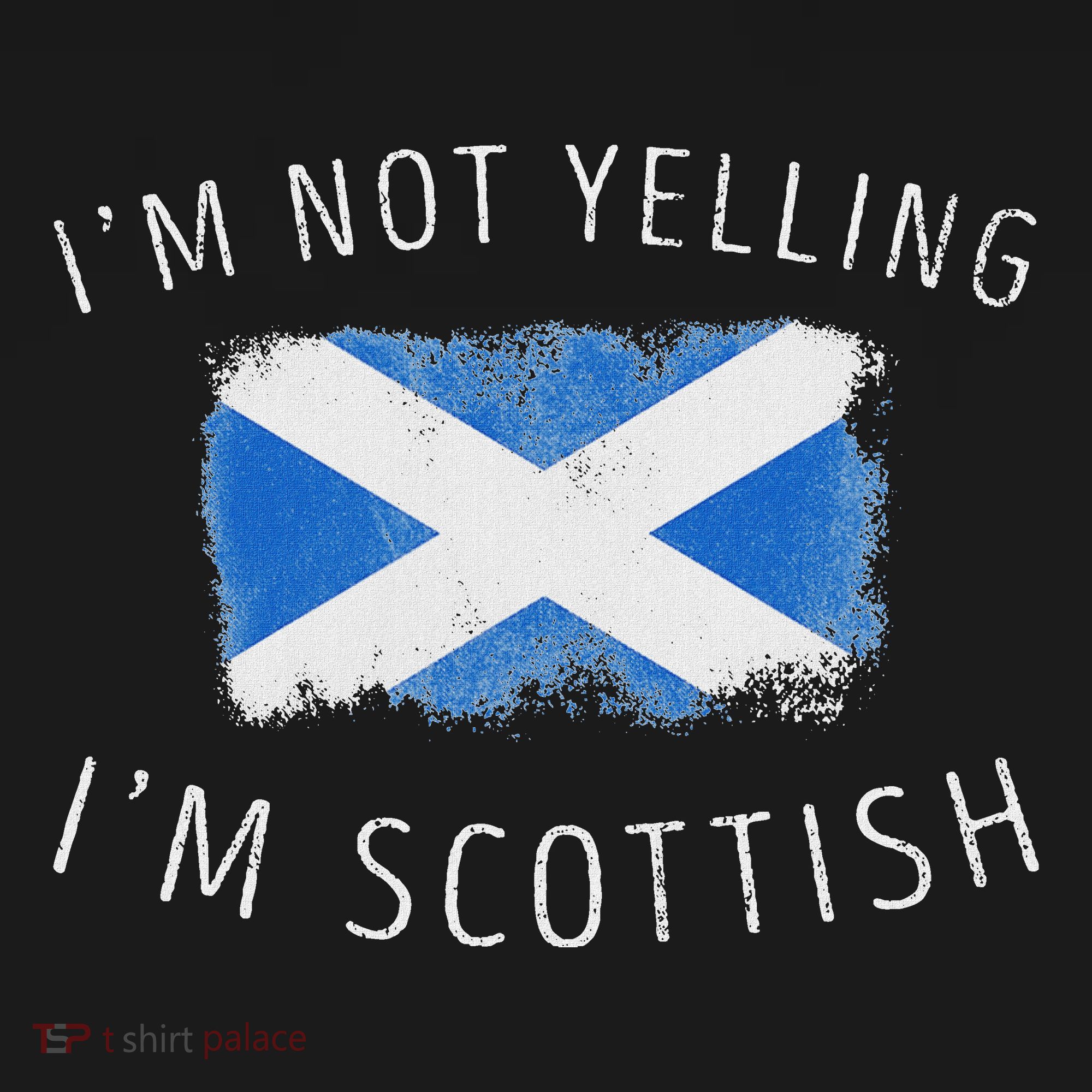 IM Not Yelling IM Scottish Funny Scotland Pride Women's Tank Top