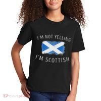 IM Not Yelling IM Scottish Funny Scotland Pride Kids T-Shirt thumb 2