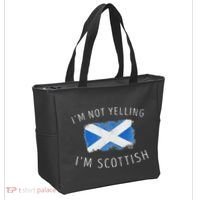 IM Not Yelling IM Scottish Funny Scotland Pride Tote Bag thumb 2