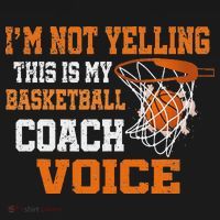 IM Not Yelling This Is My Basketball Coach Voice Mousepad thumb 1