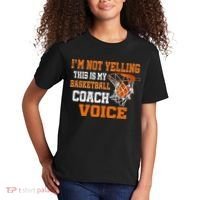 IM Not Yelling This Is My Basketball Coach Voice Kids T-Shirt thumb 2