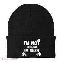 I'm Not Yelling I'm Irish Funny Sayings Beanie thumb 0