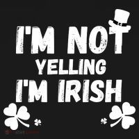 I'm Not Yelling I'm Irish Funny Sayings Visor thumb 3