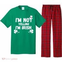 I'm Not Yelling I'm Irish Funny Sayings Pajama Set thumb 0