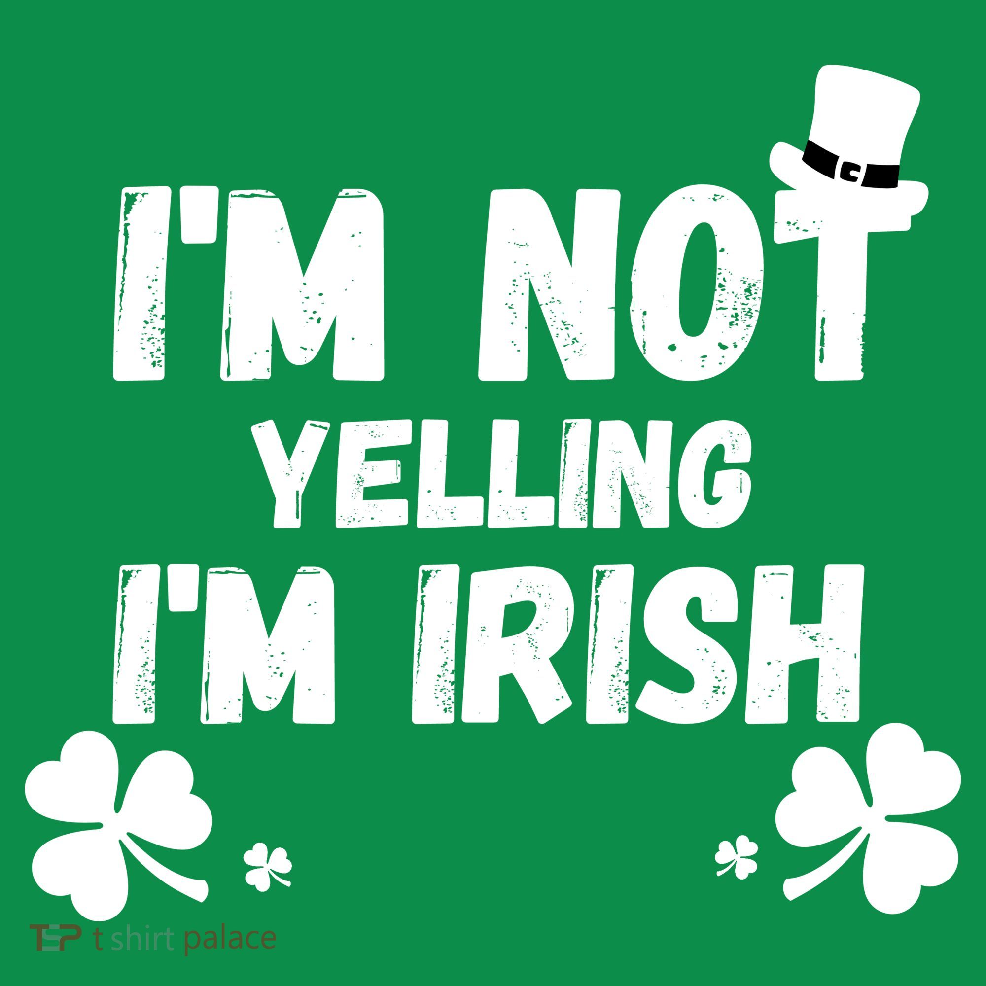 I'm Not Yelling I'm Irish Funny Sayings Ornament